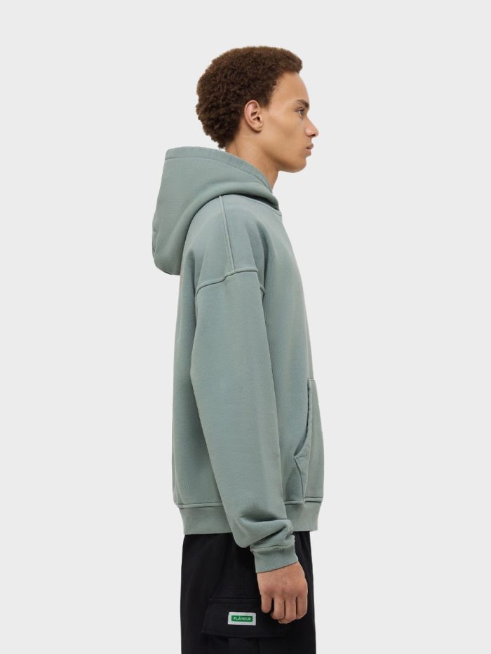Flâneur Hoodie Double Logo Groen - Afbeelding 2