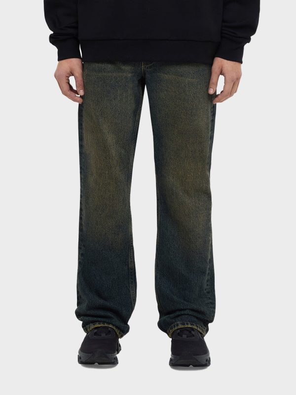 Flaneur Jeans Straight Zwart