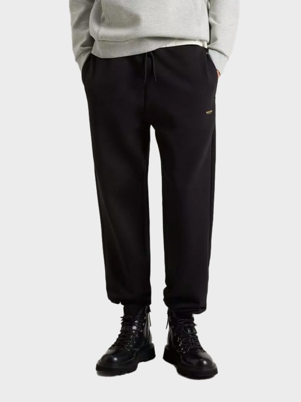 Woolrich-Jogging-Pant-Zwart-details