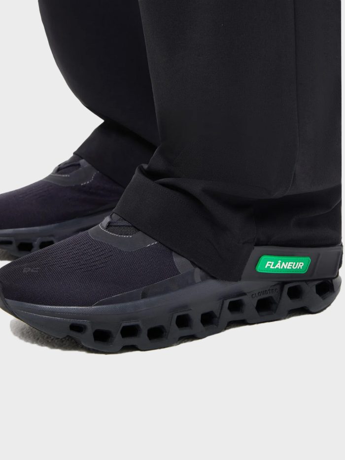 Flâneur Pant Tech Badge Zwart - Afbeelding 2