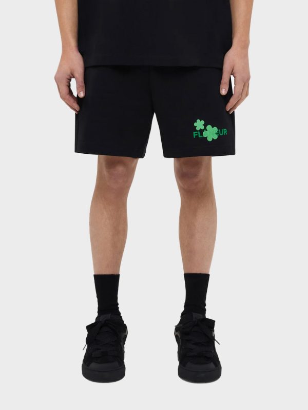 Flaneur-Short-Organic-Flower-Zwart