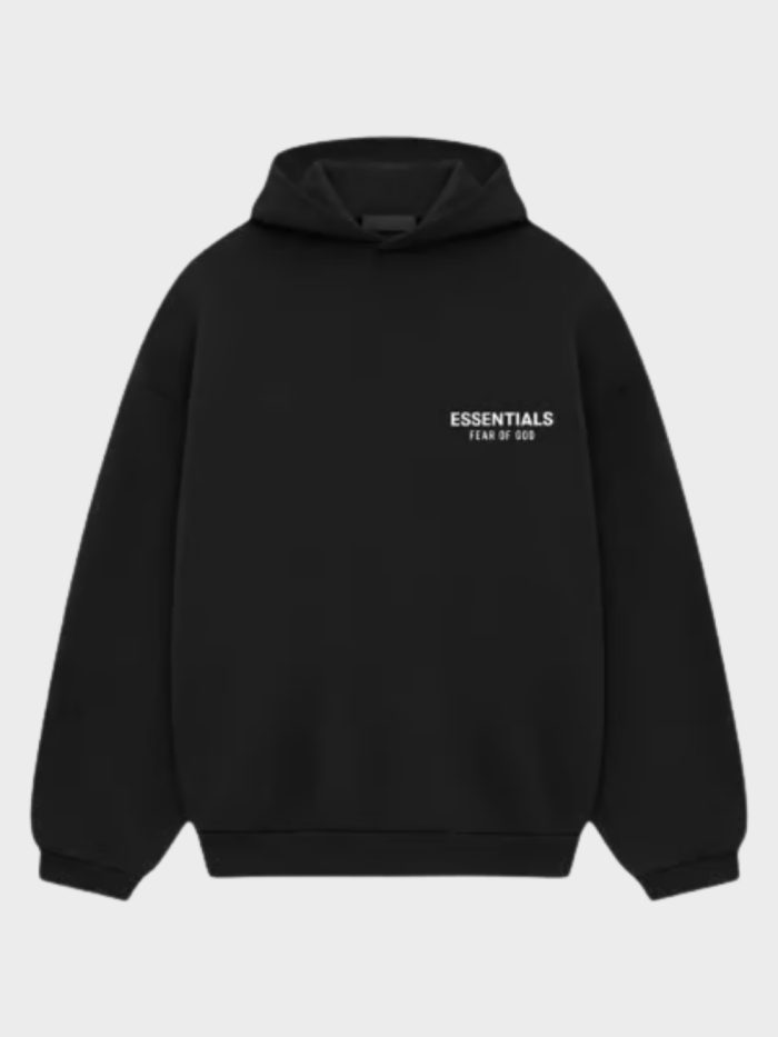 Essentials Hoodie Zwart - Afbeelding 3