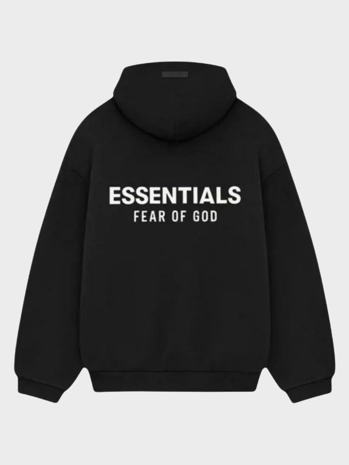 Essentials Hoodie Zwart - Afbeelding 4
