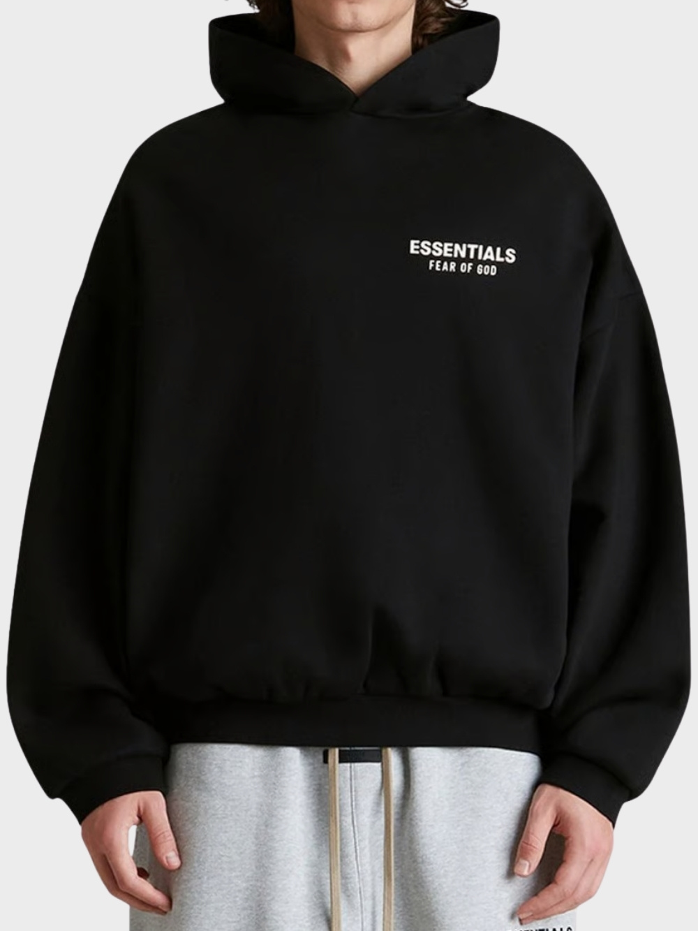 Essentials Hoodie Zwart Essentials Hoodie Zwart