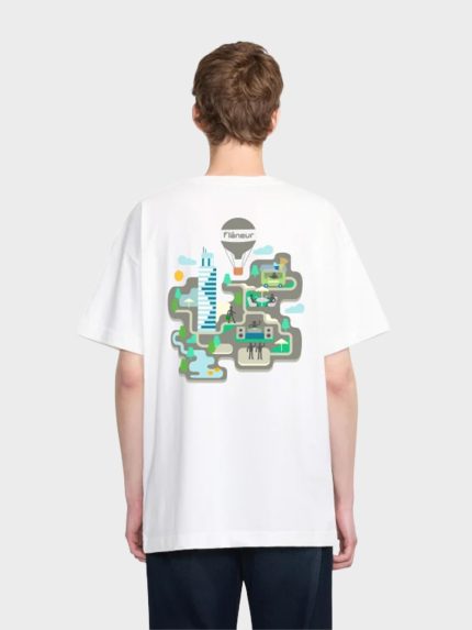 Flaneur-Festival-Map-T-Shirt-Wit