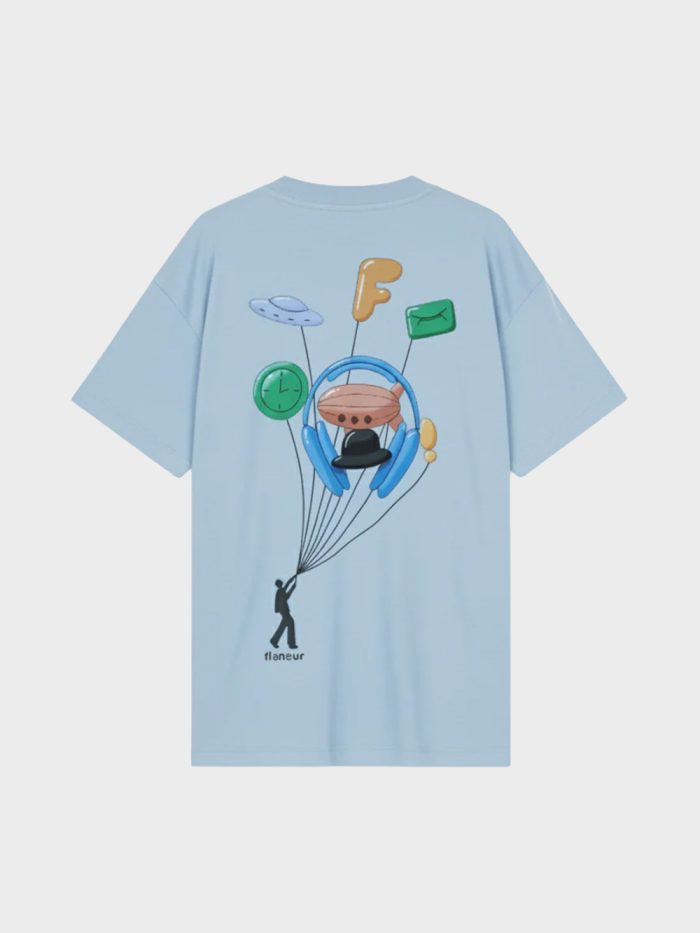 Flâneur Inflatables T-Shirt Blauw - Afbeelding 3