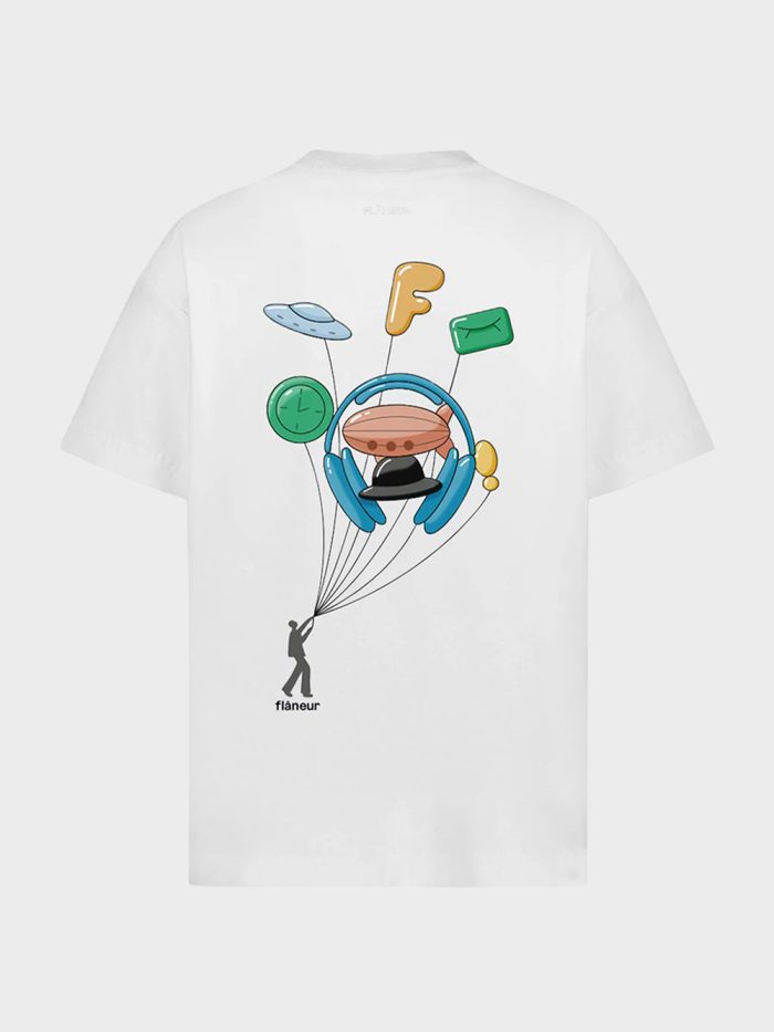 Flâneur Inflatables T-Shirt Wit - Afbeelding 2