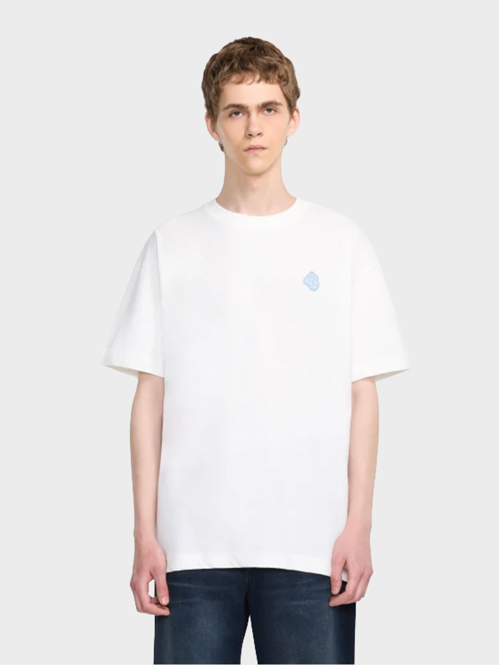 Flaneur-Rubber-Blossom-T-Shirt-Wit Flaneur-Rubber-Blossom-T-Shirt-Wit