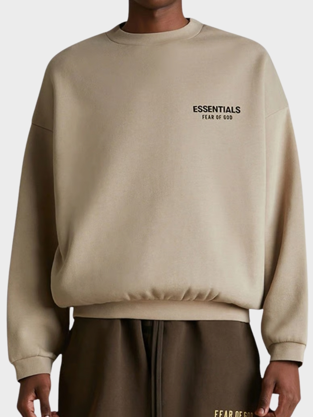 Essentials Sweater Crew Zand Essentials Sweater Crew Zand