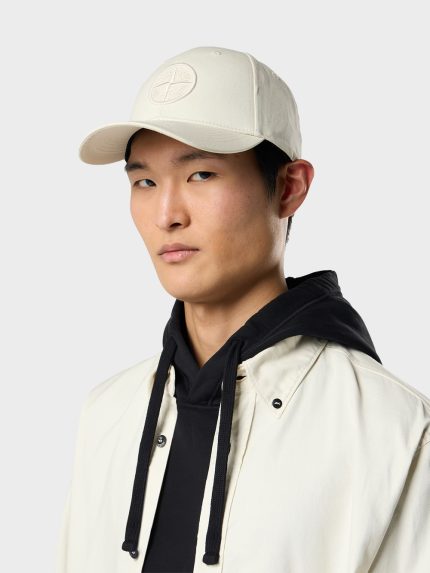 Stone-Island-Baseball-Cap-Offwhite