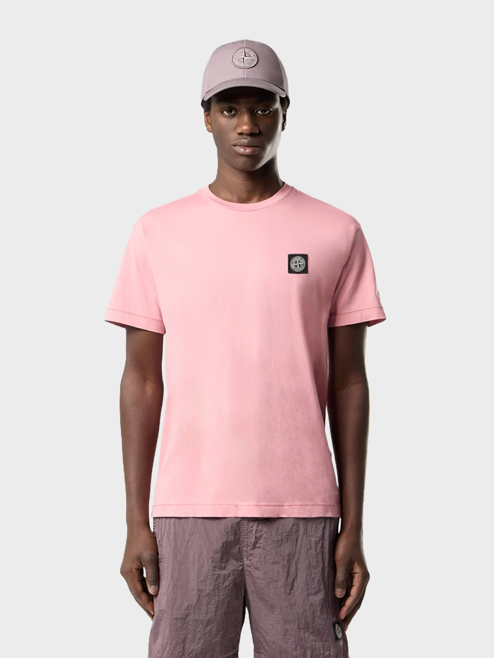 Stone-Island-Kompas-Patch-T-Shirt-Roze Stone-Island-Kompas-Patch-T-Shirt-Roze