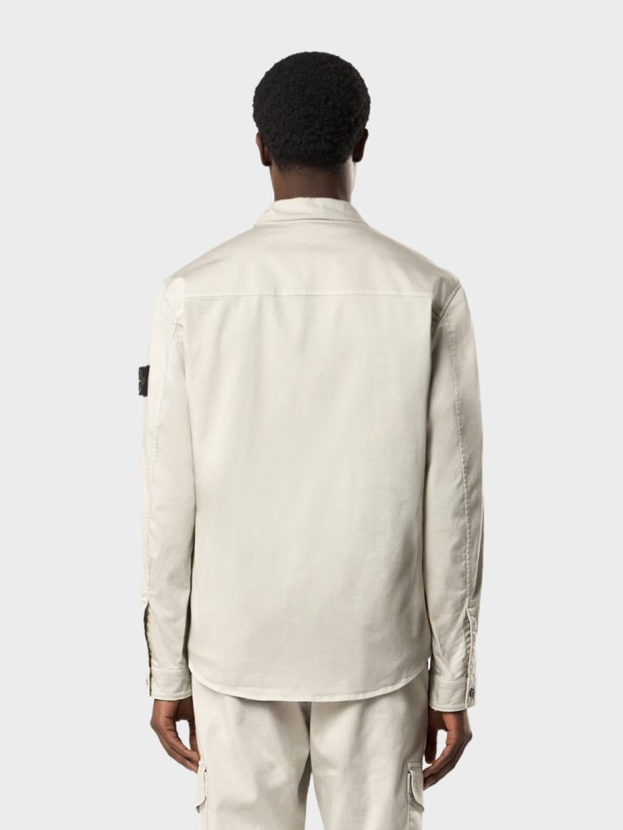 Stone Island Regular Fit Overshirt Lichtgrijs - Afbeelding 4
