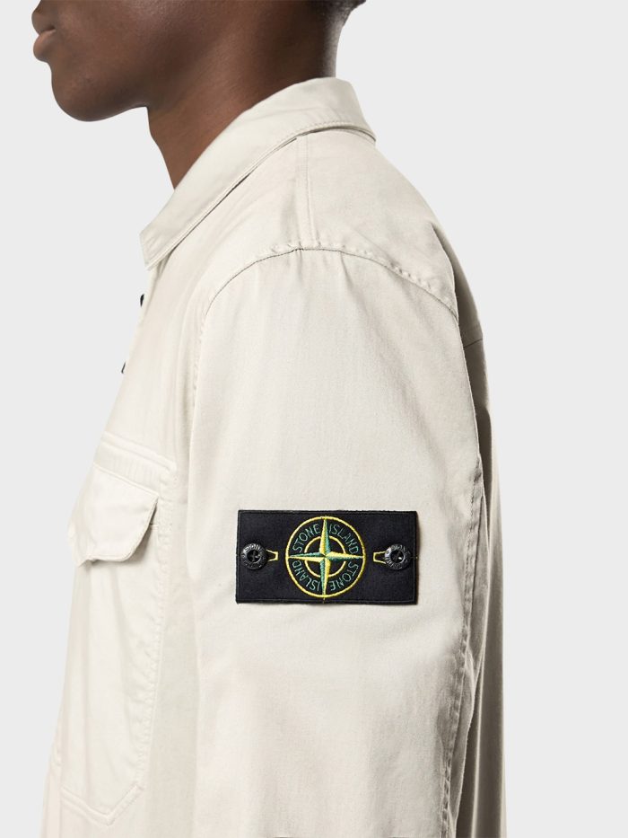 Stone Island Regular Fit Overshirt Lichtgrijs - Afbeelding 2