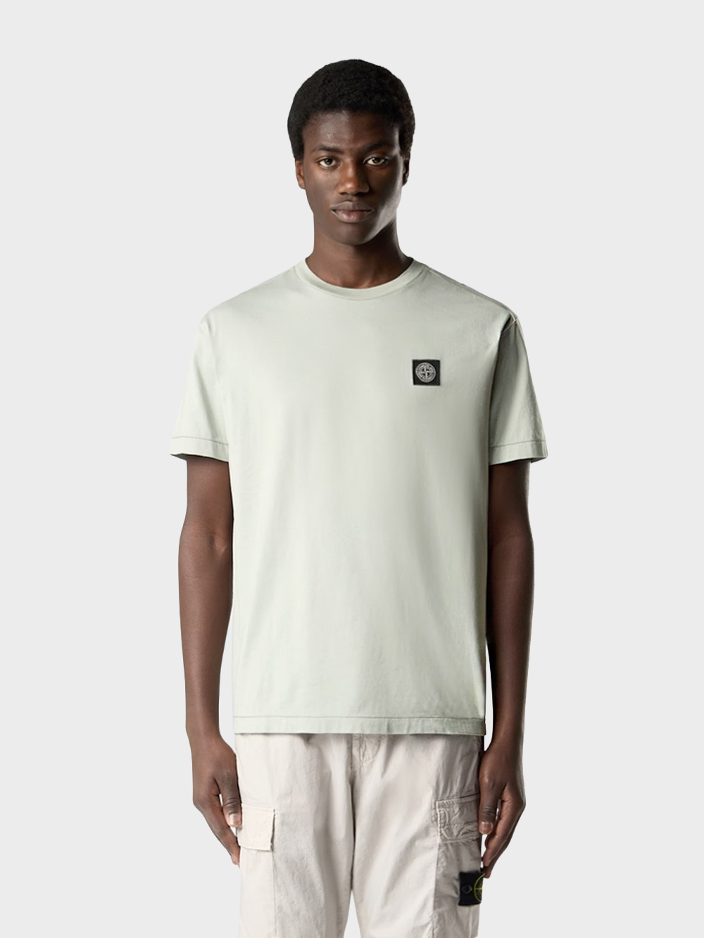 Stone-Island-Slimfit-T-Shirt-Groen Stone-Island-Slimfit-T-Shirt-Groen