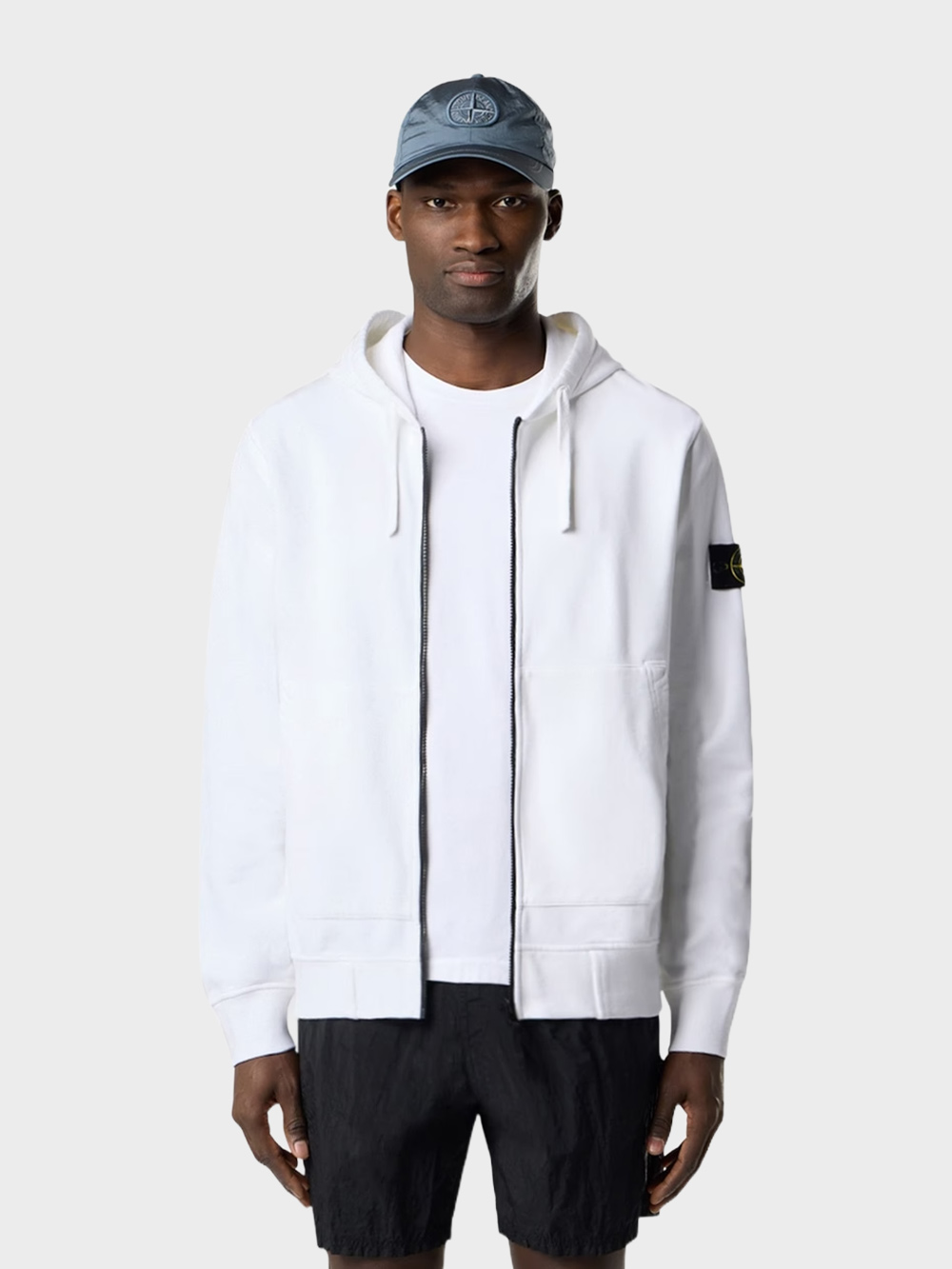Stone-Island-Slimfit-T-Shirt-Wit Stone-Island-Slimfit-T-Shirt-Wit