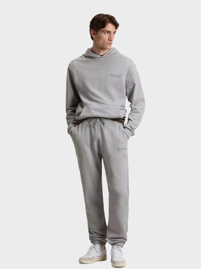 Woolrich Fleece Sweatpant Grijs - Afbeelding 2