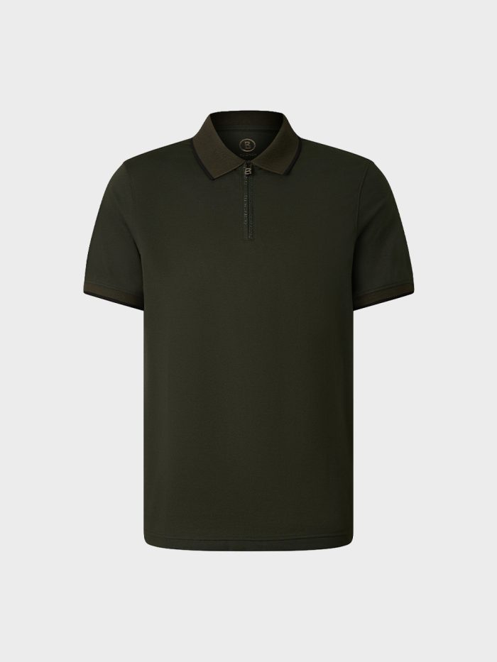 Bogner Timo-10 Polo Donkergroen - Afbeelding 2