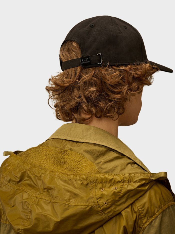CP Company Baseball Cap Zwart - Afbeelding 2
