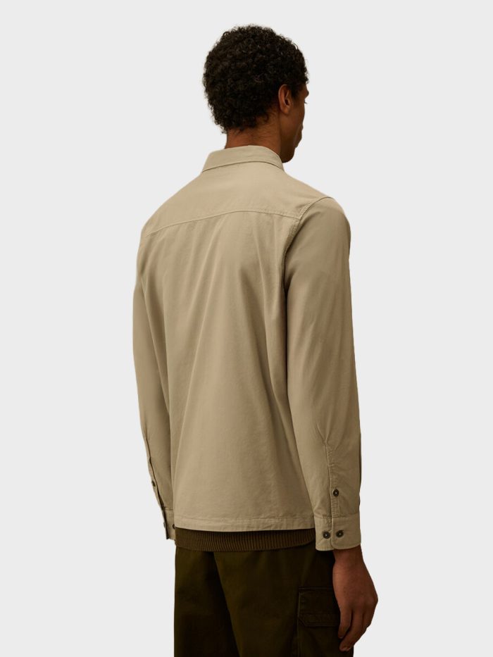 CP Company Zip Overshirt Lichtgrijs - Afbeelding 5