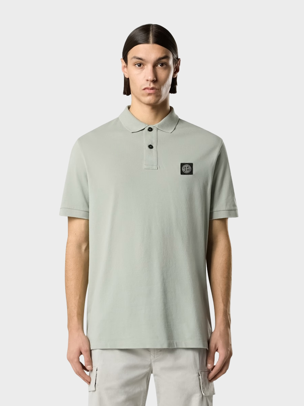 Stone-Island-Slimfit-Polo-Groen Stone-Island-Slimfit-Polo-Groen