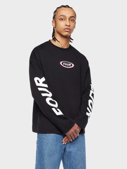 Four Amsterdam Reconstructed Longsleeve Zwart