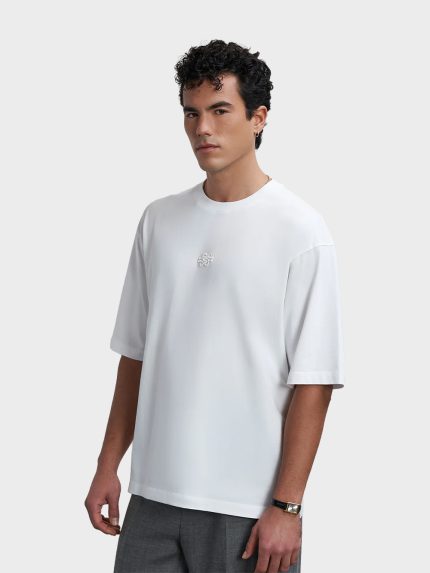 Filling-Pieces-T-Shirt-Boxy-Embroidered-Wit