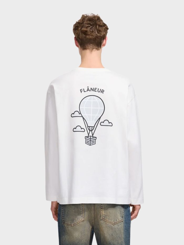 Flâneur Balloon Long Sleeve Wit - Afbeelding 2