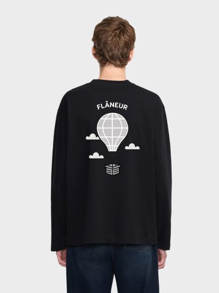 Flaneur-Balloon-Long-Sleeve-Zwart-models