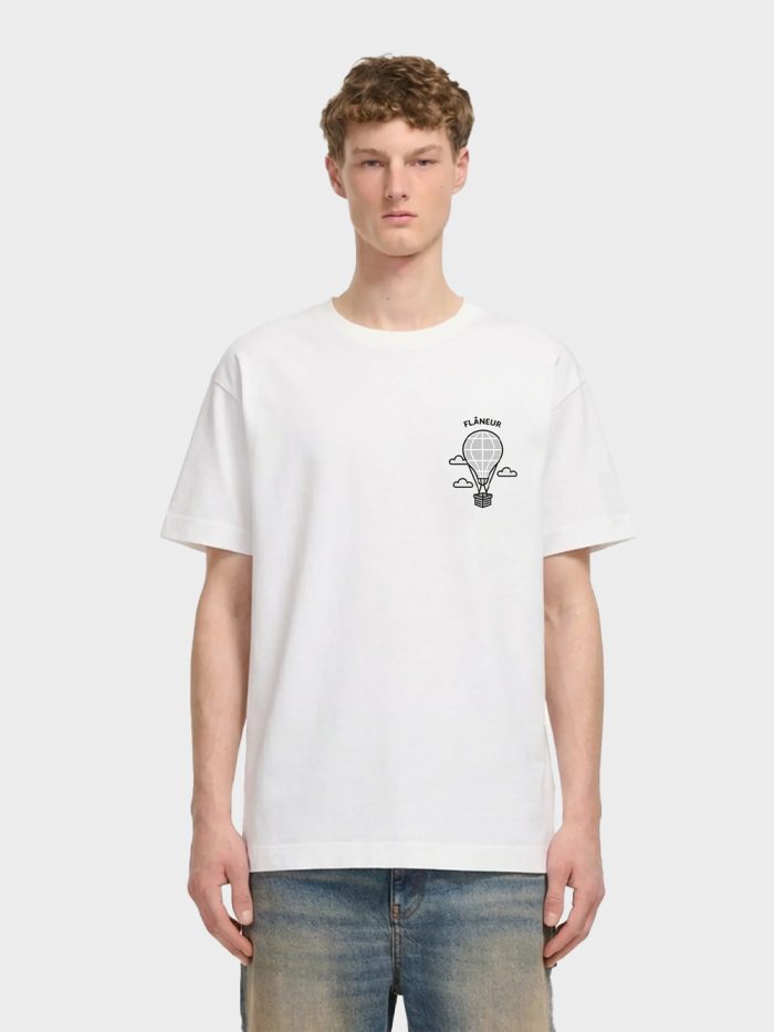 Flâneur Balloon T-Shirt Wit - Afbeelding 2