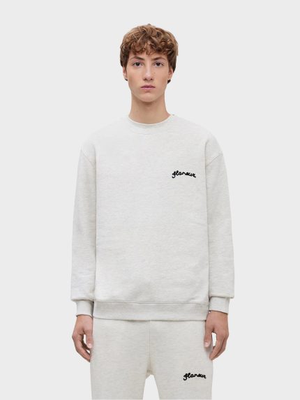 Flaneur-Signature-Sweater-Grijs