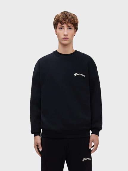 Flaneur-Signature-Sweater-Zwart