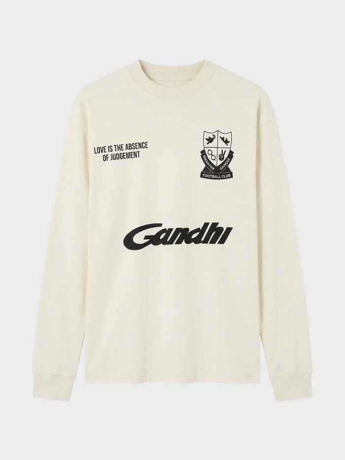 Hopeium Gandhi Tee Beige - Afbeelding 4