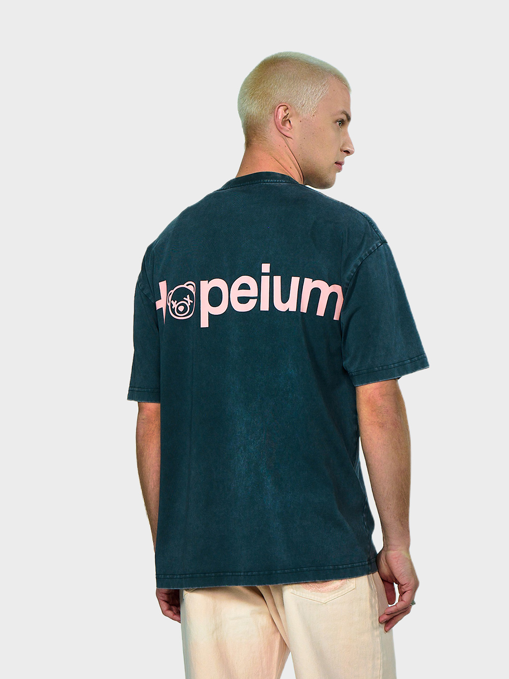 Hopeium-Logo-Tee-Grijs Hopeium Logo Tee Grijs - Afbeelding 1