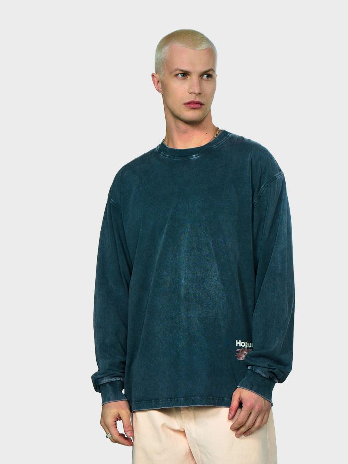 Hopeium Tour Tee Grijs - Afbeelding 3