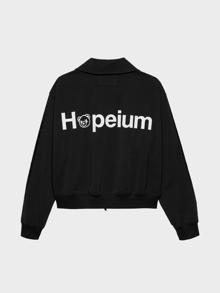 Hopeium Track Jacket Zwart - Afbeelding 3