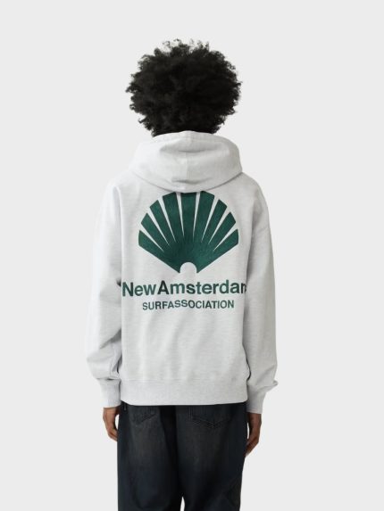 New Amsterdam Logo Hoodie Grijs