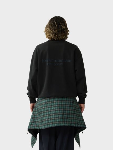New Amsterdam Logo Crewneck Zwart