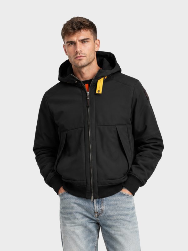 Parajumpers-Abner-Softshell-Bomber-Zwart
