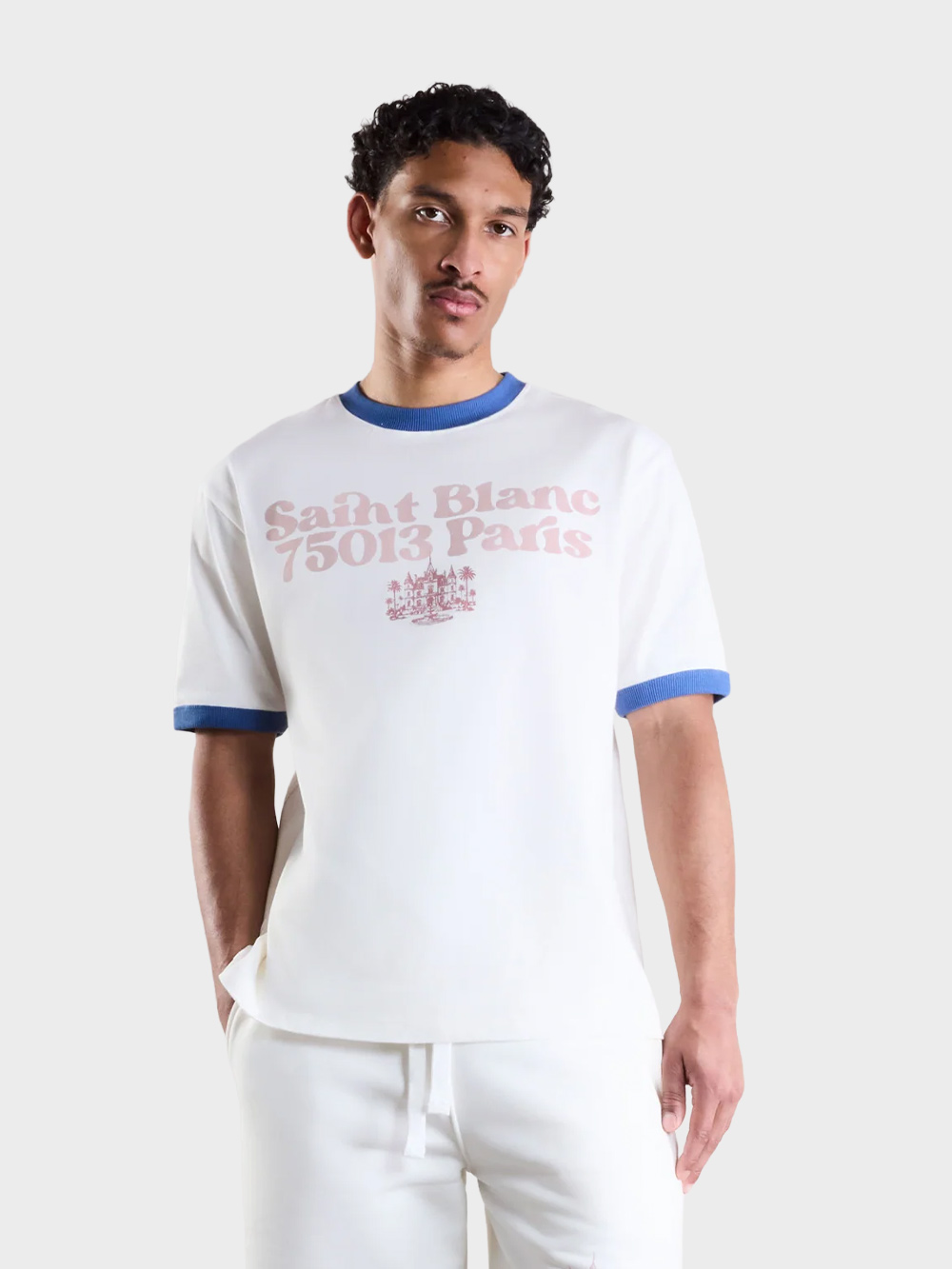 Saint-Blanc-Postcode-Retro-T-Shirt Saint-Blanc-Postcode-Retro-T-Shirt