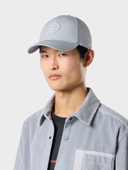 Stone-Island-Compass-Baseball-Cap-Grijs