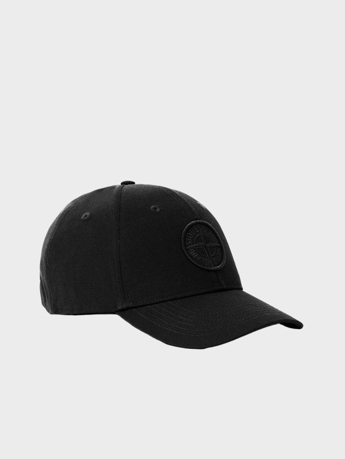 Stone Island Compass Baseball Cap Zwart - Afbeelding 2