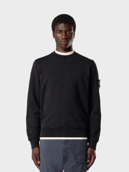 Stone-Island-Regular-Fit-Sweatshirt-Zwart