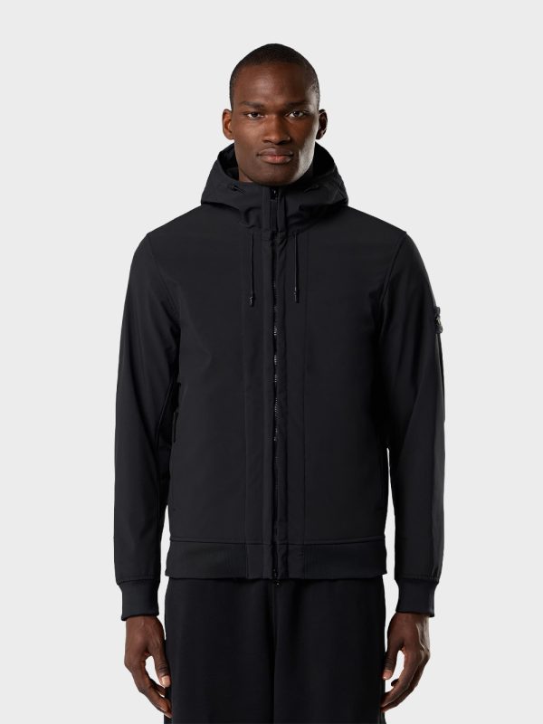 Stone-Island-Softshell-Biker-Jacket-Zwart