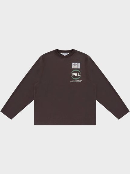 Pal Sporting Goods Pre Game Longsleeve Mahogany front