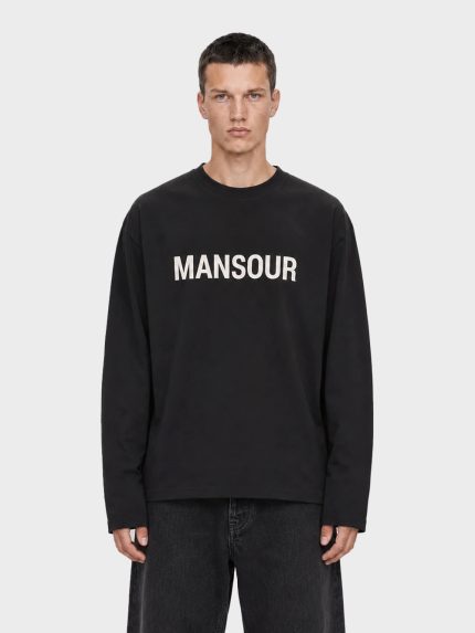 Mansour Monogram Large Longsleeve Zwart