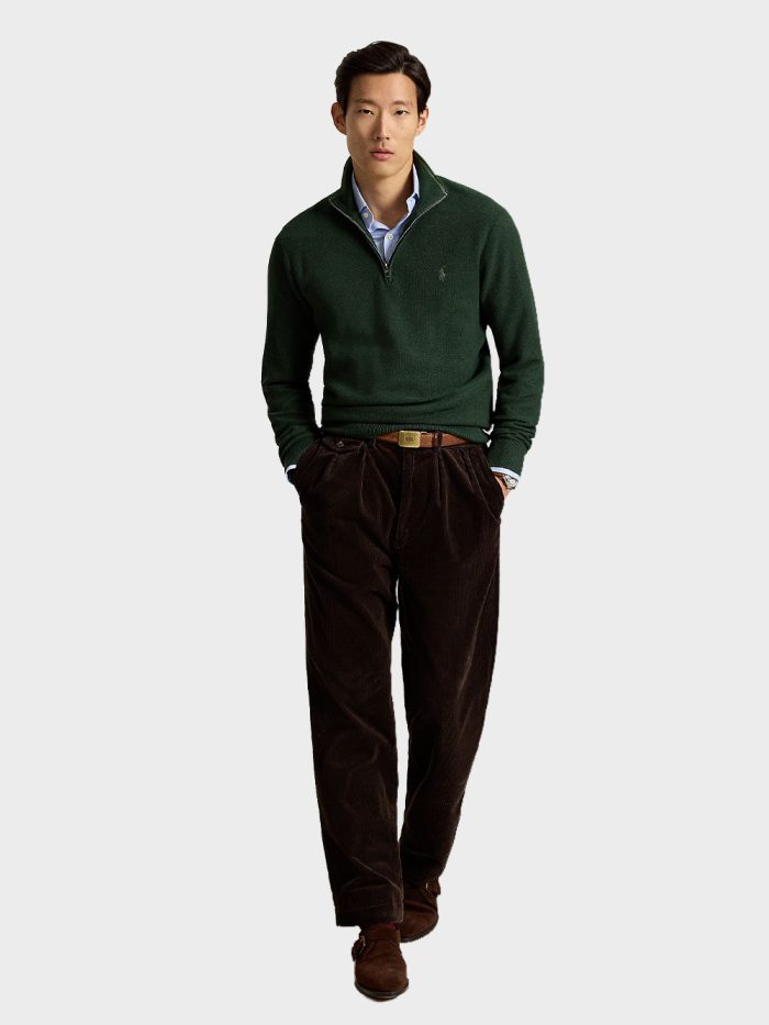 Ralph Lauren Half Zip Knit Groen - Afbeelding 3