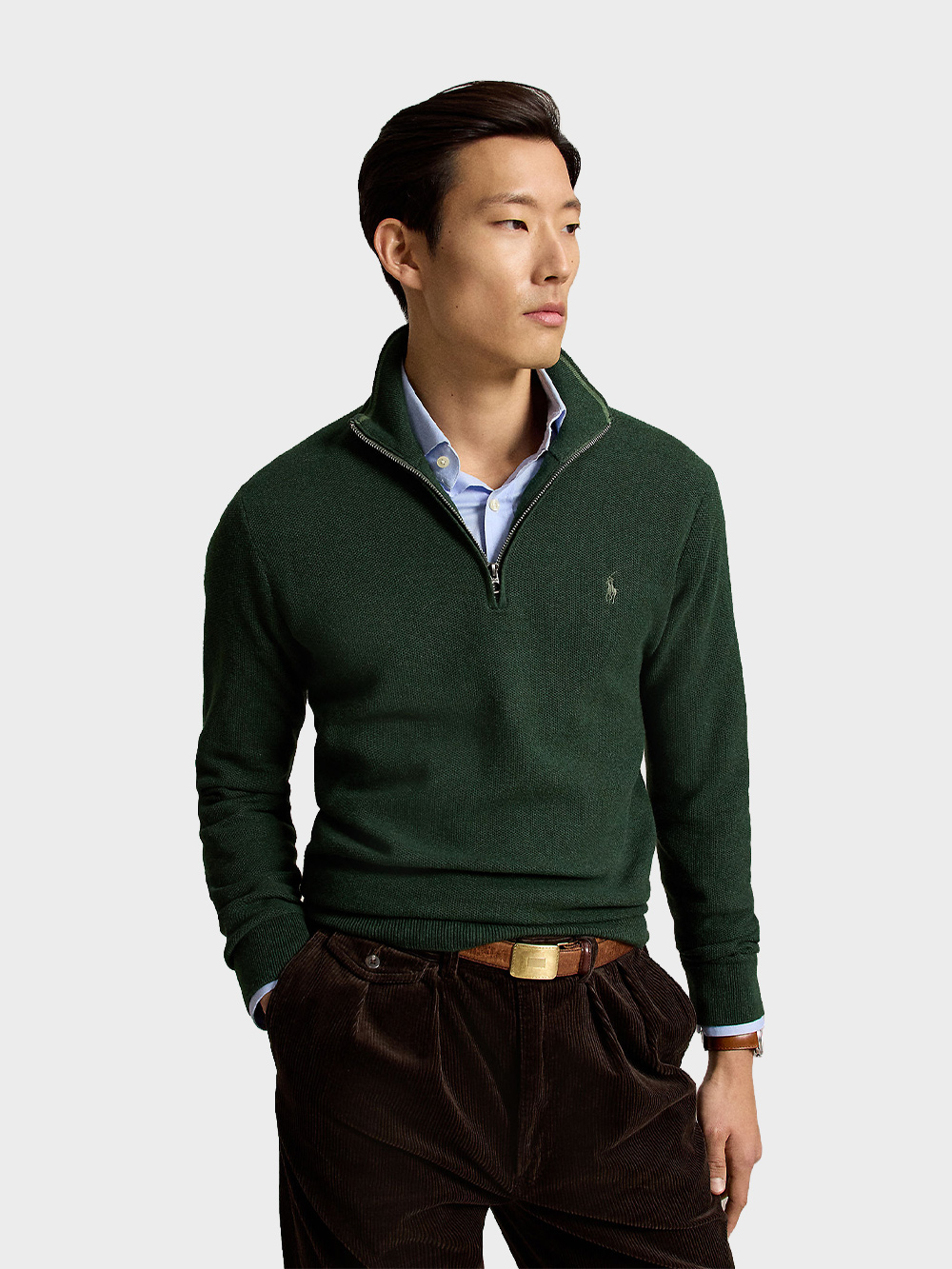 Ralph-Lauren-Half-Zip-Knit-Groen Ralph-Lauren-Half-Zip-Knit-Groen