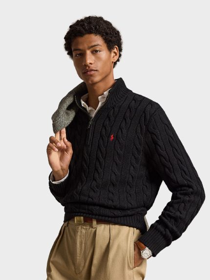 Ralph-Lauren-Long-Sleeve-Pullover-Zwart