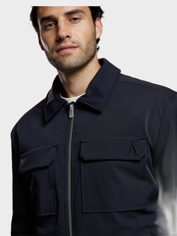 Aeden Niklas Jacket Zwart voorkant