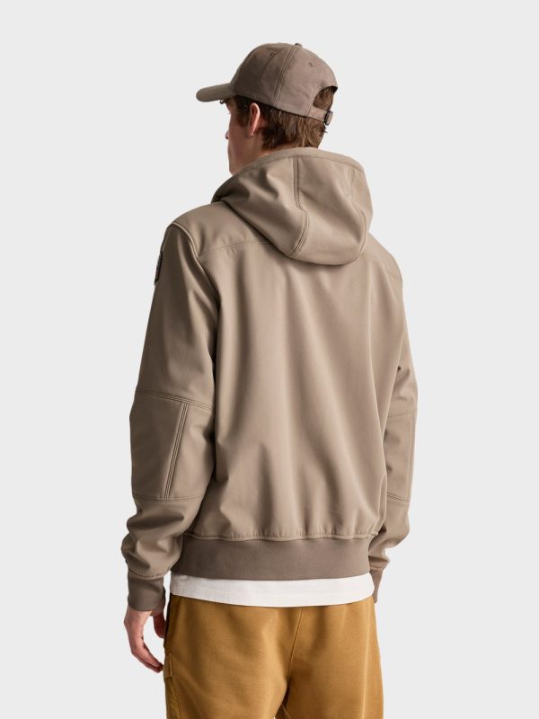 Parajumpers Abner Softshell Bomber Bruin voorkant
